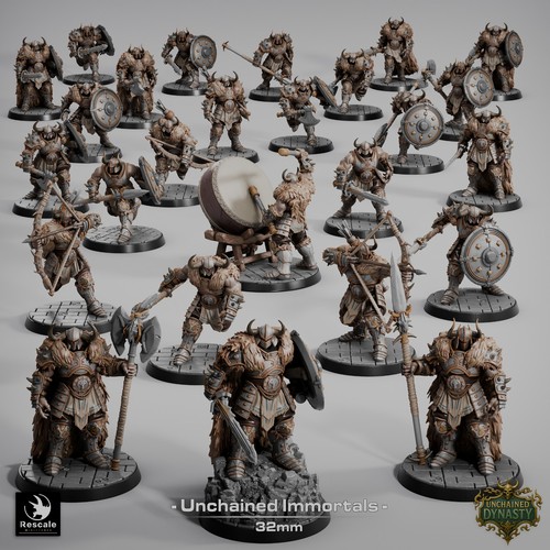 Unchained immortal warriors - immortal,