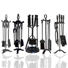 INGLENOOK COMPANION SETS - BRUSH, SHOVELS, TONGS, POKERS