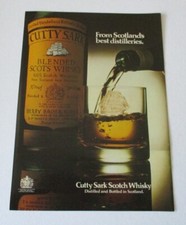 Cutty Sark Scotch Whisky 1977 Advert From Scotland's best distilleries