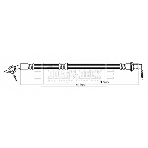 Brake hose for toyota camry - toyota,
