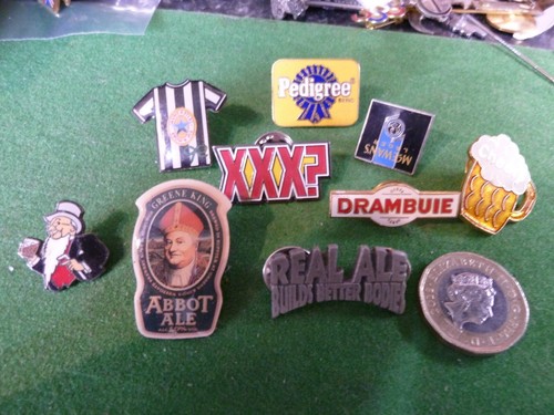 Beer related pin - x9, in