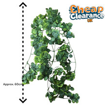 Plastic Plant Reptile Natural Bush Suction Cup Decoration Vivarium Lizard