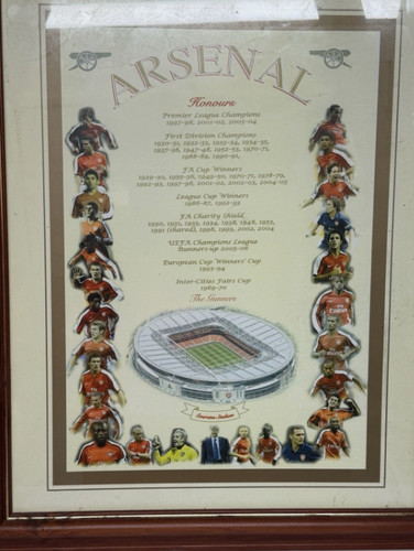Arsenal roll of honours - f.c,