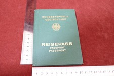 Old passport FRG of a