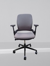 Steelcase leap v2 height adjustable arm in new Grey fabric