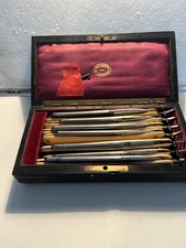 Set Of 7 Shave Ready Restored Cut Throat Razors In Box