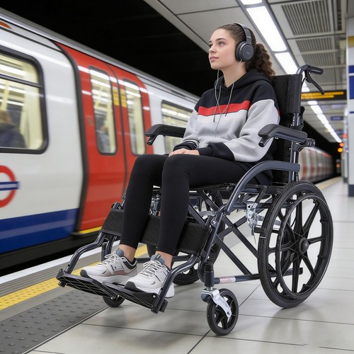 Self propelled wheelchair - self,