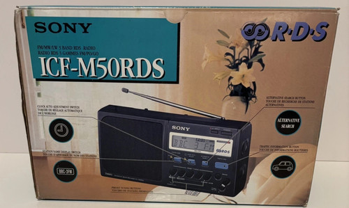 Sony icf m50rds portable - icf-m50rds,