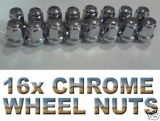 16 Chrome Alloy Wheel Nuts