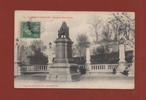Clermont ferrand statue of - -,