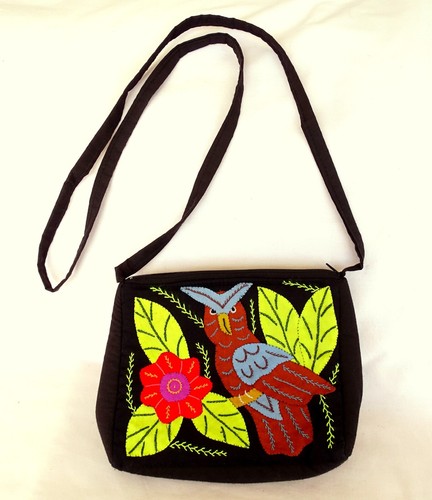 Hand made embroidered vintage - made,