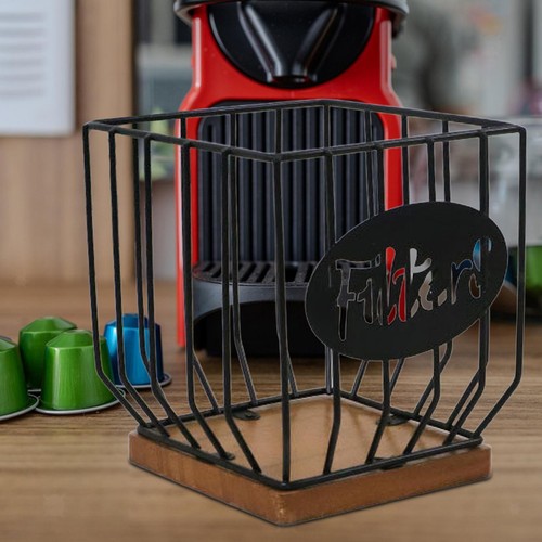 Coffee pod holder with wooden - coffee,