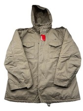 Alpha Industries Mens M65 Jacket Sherpa Foldaway Hood Field Military XL Fits XXL