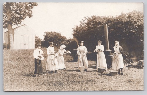 Rppc postcard social history - social,