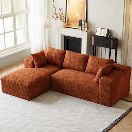 Plush corduroy l shaped - 96",
