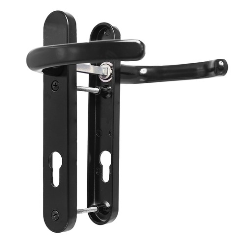 Upvc door handles set black - upvc,