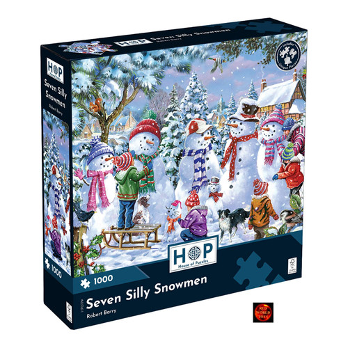 Seven silly snowmen christmas - seven,