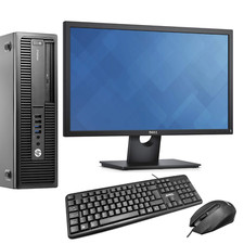 CHEAP FAST DESKTOP PC SET & MONITOR i5 COMPUTER 16GB WINDOWS 10 HDD & SSD WIFI