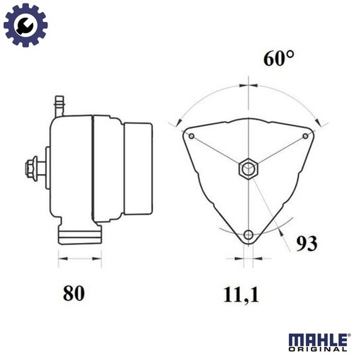 Alternator 807 for man - mg,