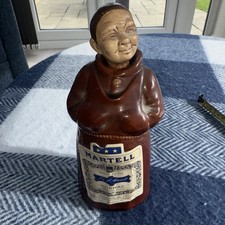 VINTAGE mid-century CERAMIC CORTENDORF MONK DECANTER WITH CORK STOPPER mcm