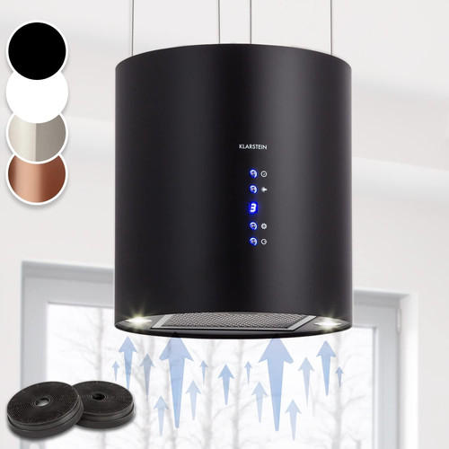 Hanging island cooker hood - island,