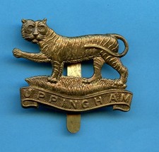 The Uppingham School O.T.C Leicestershire Regiment Brass Cadets Cap Badge