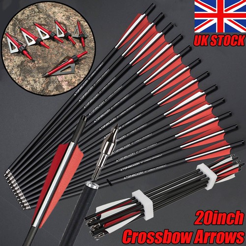 12x carbon bolts arrows - 20",