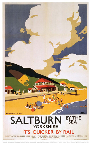 Vintage saltburn yorkshire - vintage, art