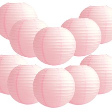 Time to Sparkle 10PCS 8 inch Round Paper Lanterns Lamp Shade Wedding Party Decor