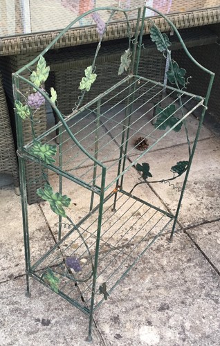 Two tier ornate metal outdoor - ornate,