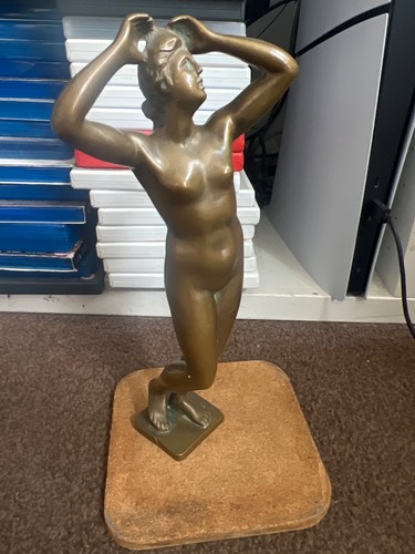 Antique bronze nude 25cm - , tall