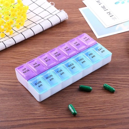 Day pill box holder - holder, tablet