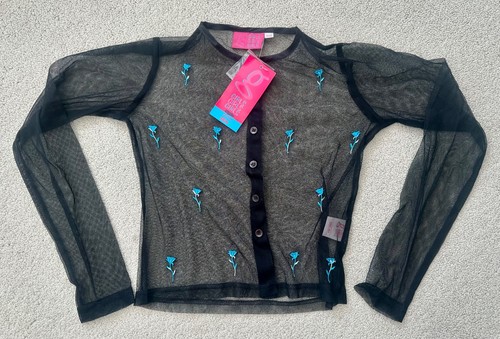 Girls net printed see - net,