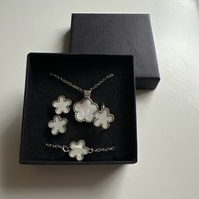 4PCS Women Jewelry Set Leaf