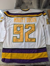 Mighty Ducks Movie Jersey Cast
