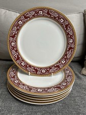 6 Waterside Fine China Red &