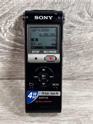 Sony icd ux300f - 4gb, digital
