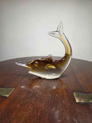 Vintage amber cased sommerso - vintage,