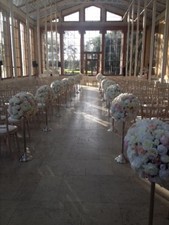 Flower ball on stem FOR HIRE
