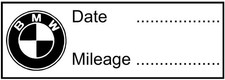BMW Self-Inking Rubber Stamp