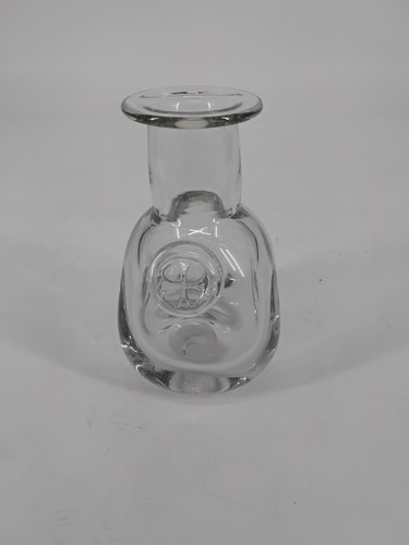 Vintage liskeard glass vase - glass,