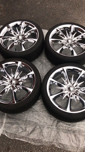 Chrome alloy wheels x4 - 17”,