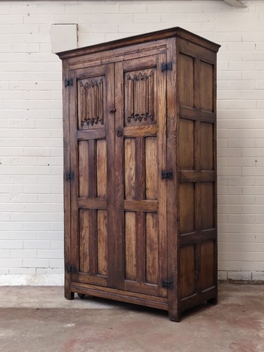 Antique solid oak carved - solid,