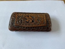 Antique finely carved coquilla - finely,