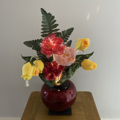 Vintage fibre optic flower - vintage,