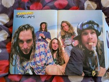 PEARL JAM - Full page UK Kerrang magazine poster double page