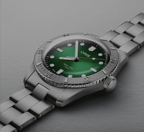 Oris diver sixty five green - oris, sixty-five