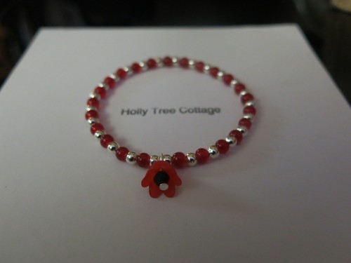 Delicate red glass silver - delicate,
