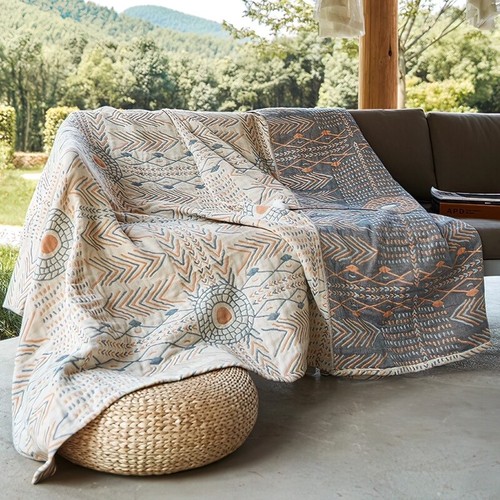 Reversible nordic throw - reversible,