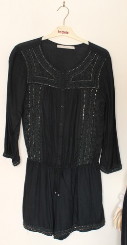 Zara navy blue viscose - , heavily